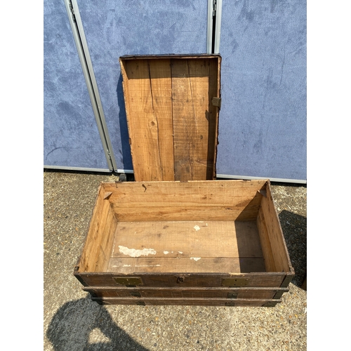 324 - Two Vintage wooden storage trunks