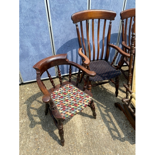 326 - A collection of vintage chairs