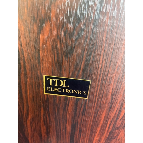 380 - A pair of TDL electronics speakers - RTL 3