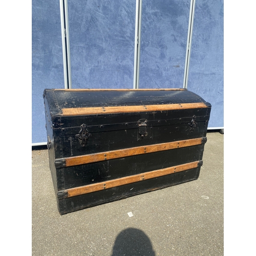 430 - Antique domed Storage chest. 

Dimensions - 20