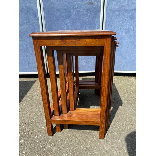 444 - Mid Century Teak Parker knoll entertainment cabinet, TV Stand and nest of tables