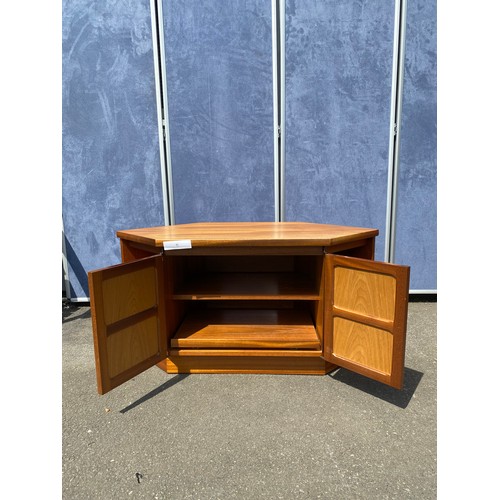 444 - Mid Century Teak Parker knoll entertainment cabinet, TV Stand and nest of tables