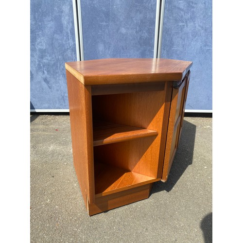 444 - Mid Century Teak Parker knoll entertainment cabinet, TV Stand and nest of tables