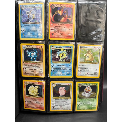 119E - Pokemon Album Full of Various Holo Cards from Wizard of the Coast Era to Sun & Moon includes 33x  1s... 