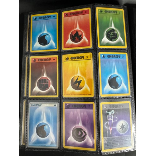 119E - Pokemon Album Full of Various Holo Cards from Wizard of the Coast Era to Sun & Moon includes 33x  1s... 