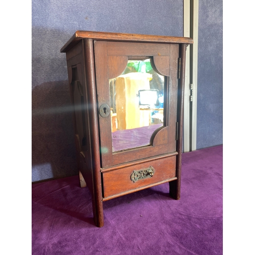 455 - Miniature Table top mirrored cupboard