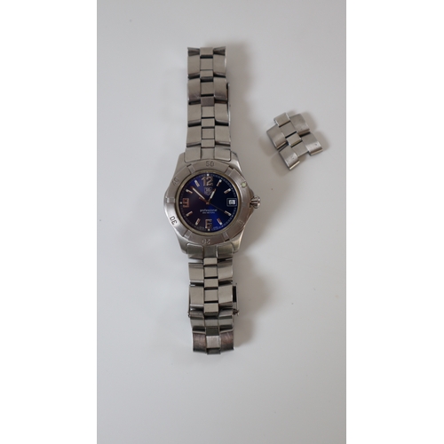 49B - Tag Heuer Professional 200 Meters 29mm Steel Blue  Stainless Steel Watch, Model WN 1212 BA 0336, wit... 