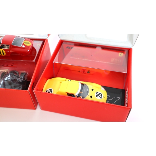 6 - Fly Collectables Ferrari 250 GTO '82 + Berlinetta 250 Le Mans Slot Cars boxed