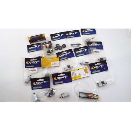 20 - Collection of new in bag Scalextric Sport Model Slot car Racing motors and accessories