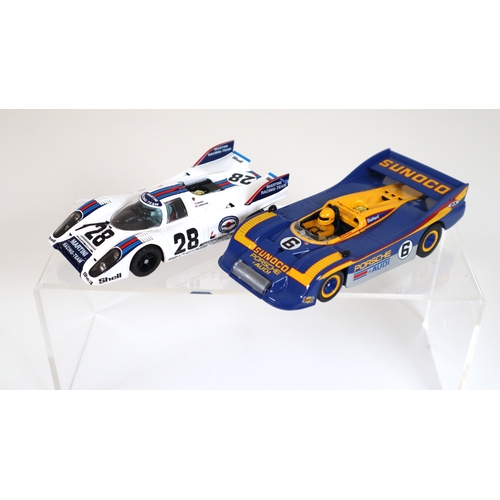 27 - Fly Classic Porsche 817 + Carrera Porsche 917 Slot Car Racing Models  1:32 Scale