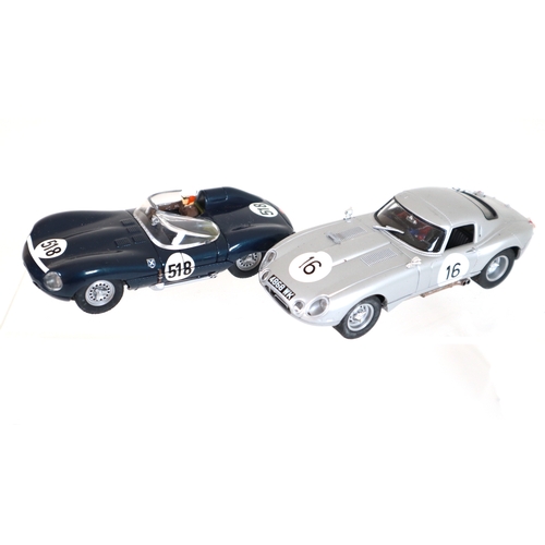 36 - Two Jaguar Slot Car Racing Models 1:32 Scale