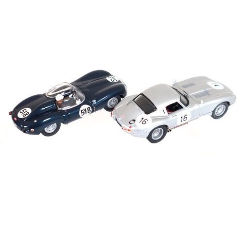 36 - Two Jaguar Slot Car Racing Models 1:32 Scale