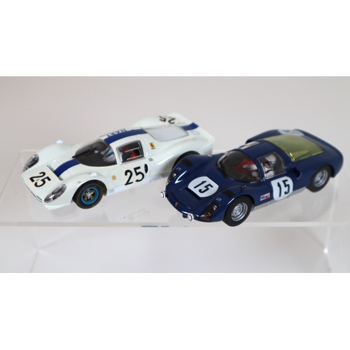 40 - 2 x Fly Cars Model Porsche Carrera 6 Slot Car Racing Models  1:32 Scale