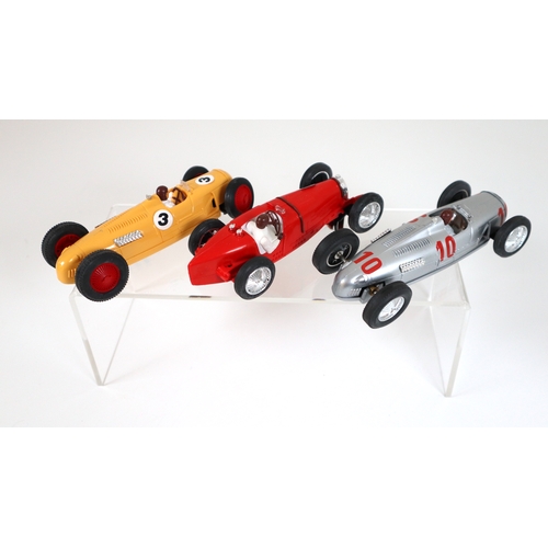 49 - 3 x Pink-Kar Auto Union Type C (2) Bugatti Type 59 Slot Car Racing Models 1:32 Scale