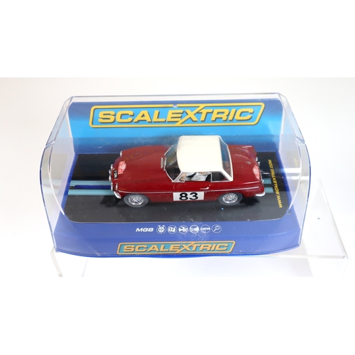 54 - Boxed Scalextric MGB Slot Car Model Racer 1:32 Scale