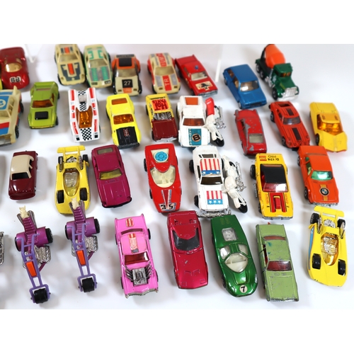 70 - Collection of boxed and loose Corgi & Matchbox 1:64 scale die cast model cars / trikes