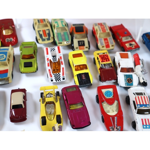 70 - Collection of boxed and loose Corgi & Matchbox 1:64 scale die cast model cars / trikes