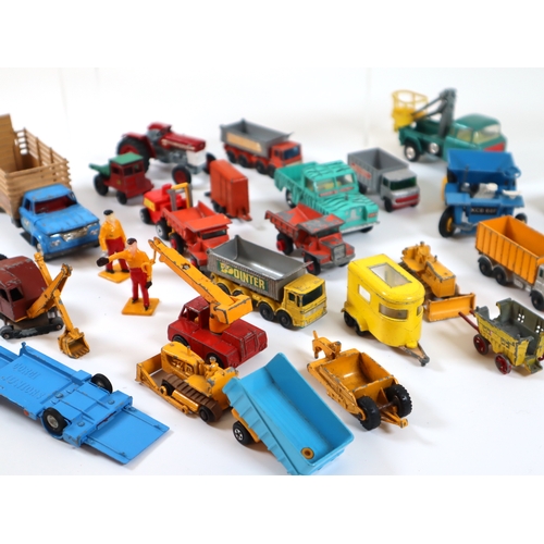 71 - Collection of Corgi & Dinky die-cast metal commercial vehicles 1:32 scale