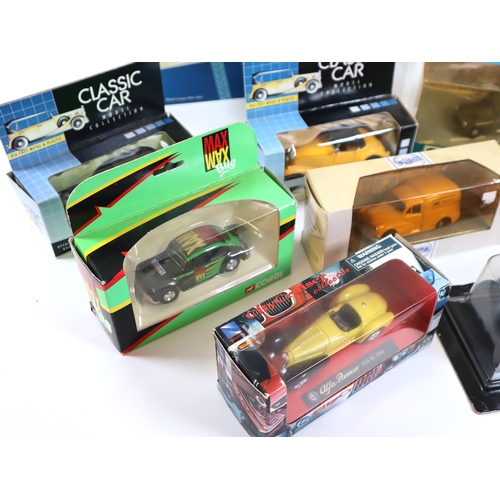 82 - Collection of boxed die-cast metal model cars and transport vehicles Corgi + others