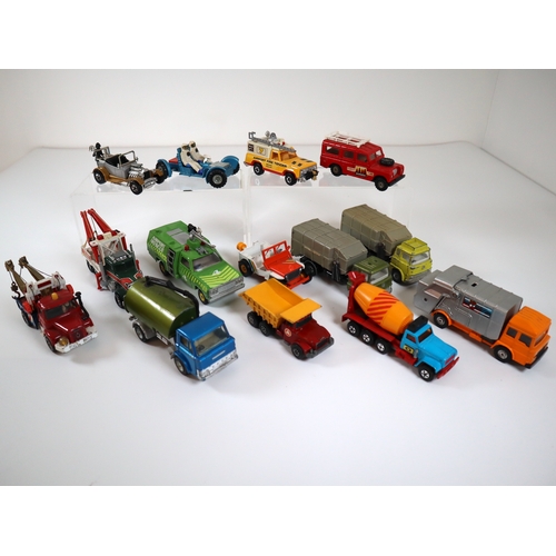 84 - Collection of Dinky & Corgi Toys + others including Lunar Roving Vehicle / Commercial transportation