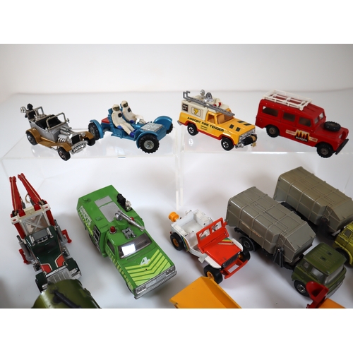 84 - Collection of Dinky & Corgi Toys + others including Lunar Roving Vehicle / Commercial transportation