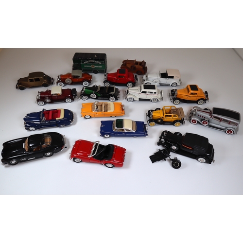 99 - Collection of Loose Die-Cast Metal Corgi, Matchbox Lledo classic car models