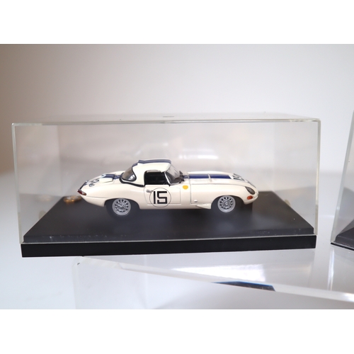 105 - Cased 1:32 Scale Jaguar E Type, XK120 C Type Winner LeMans 1953, XK120 C Type Die-Cast Model Racers