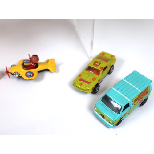 113 - Collection of Corgi Comic / Movie Related Die-cast models Basil Brush car, The Beatles Yellow Submar... 