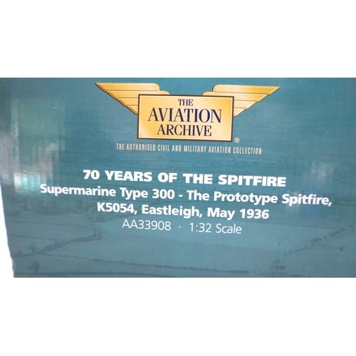 139 - Corgi Aviation Archive AA33908 Supermarine Type 300 K5054 The Prototype Spitfire 1:32 Scale