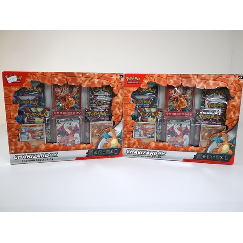 189 - Pokemon TCG - Two Sealed Charizard ex Premium Collection Boxes