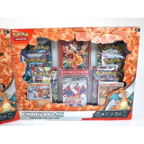 189 - Pokemon TCG - Two Sealed Charizard ex Premium Collection Boxes