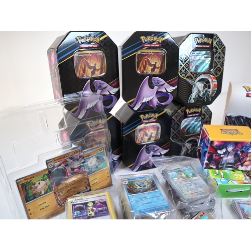 196 - Pokemon TCG - Large quantity of Open Packs contains Non Holo, Reverse Holo, Holo cards, tines with p... 