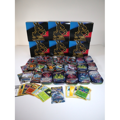 197 - Pokemon TCG - Large quantity of opened packs and Elite Trainer Boxes including non Holo, Reverse Hol... 