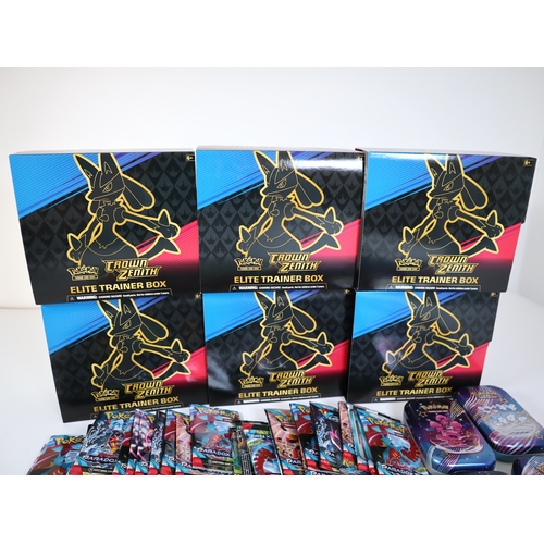 197 - Pokemon TCG - Large quantity of opened packs and Elite Trainer Boxes including non Holo, Reverse Hol... 