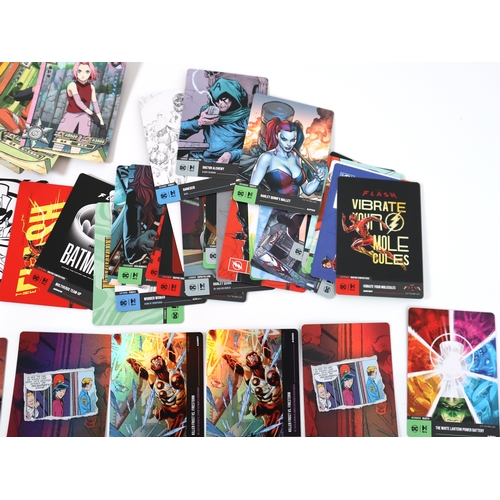 206 - Quantity of Naruto Japanese Trading Cards & HRO DC Comics Trading Cards including Holos