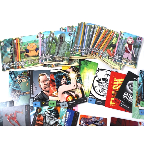 206 - Quantity of Naruto Japanese Trading Cards & HRO DC Comics Trading Cards including Holos