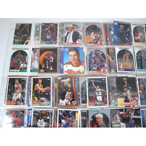 208 - Collection of NBA Sports Cards from 1980-1990's Fleer, Topps, Sky Box, Upper Deck + others in 25 bin... 