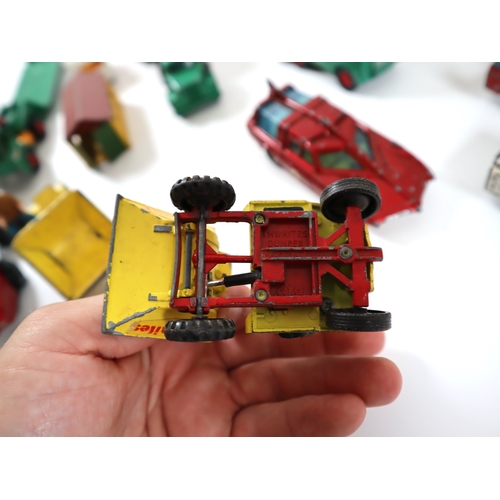 211 - Collection of commercial vehicles and other toy cars by Dinky & Corgi, Budgie Toys  + others