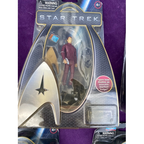 228 - 9 x Star trek figures by Playmates Toys