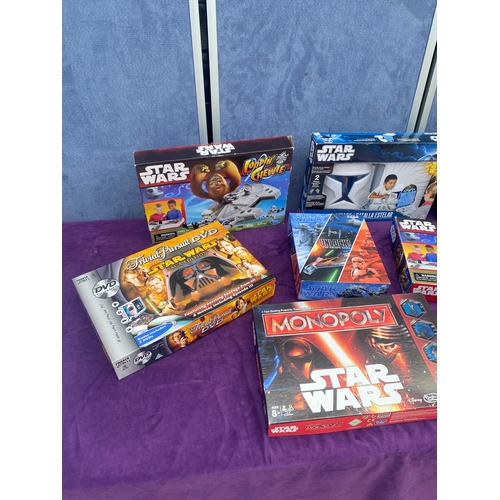 237 - A collection of Star wars board games.