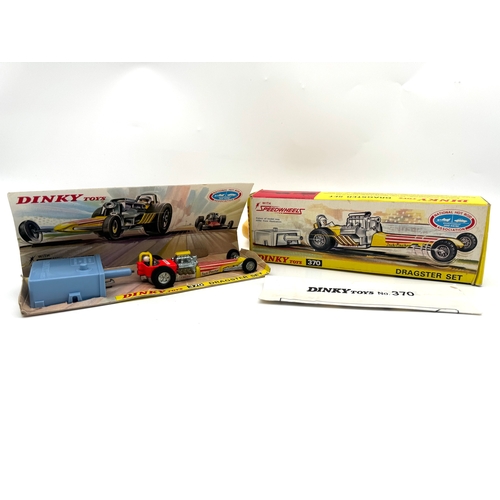 247 - Dinky Toys - 370 Dragster Set Speedwheels - Boxed