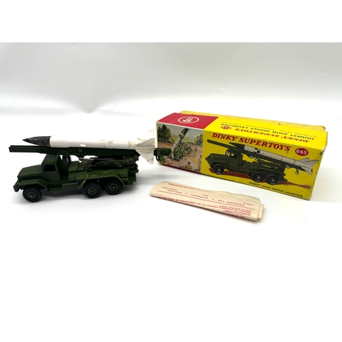 254 - Dinky Supertoys - 665 Honest John Missile Launcher in box