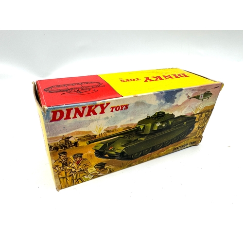 256 - Dinky Toys - 651 Centurion Tank , Rotating Turret - in Box