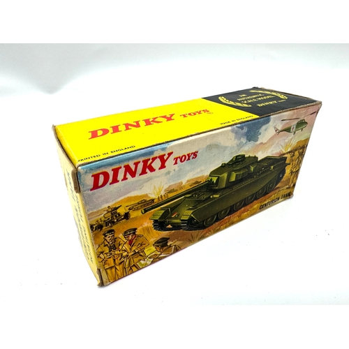 256 - Dinky Toys - 651 Centurion Tank , Rotating Turret - in Box