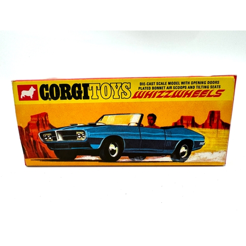 259 - Corgi Toys - 343 Pontiac Firebird Whizzwheels in box