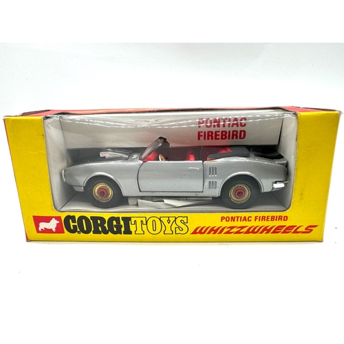 259 - Corgi Toys - 343 Pontiac Firebird Whizzwheels in box