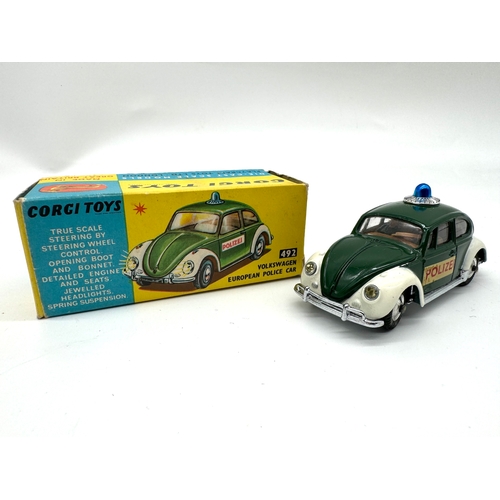 263 - Corgi Toys - 492 Volkswagen European Police Car