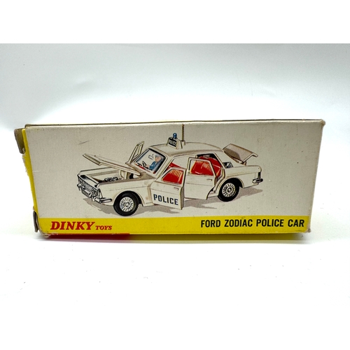 264 - Dinky Toys - 255 Ford Zodiac Police Car in box