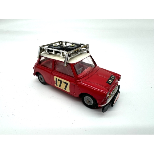 271 - Corgi Toys - 339 1967 Monte Carlo Winner B.M.C. Mini Cooper 