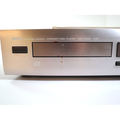 4 - Yamaha CDX - 530E CD Player with manual - working